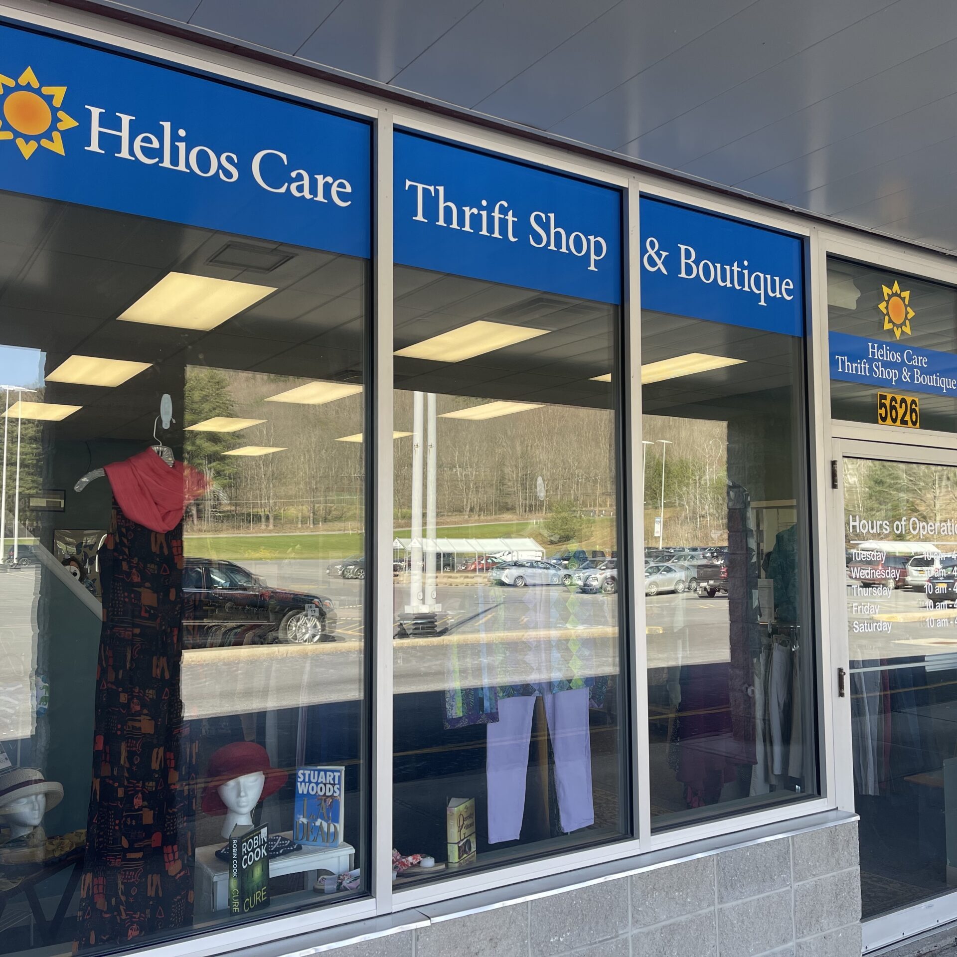 Helios Care Thrift Shop storefront