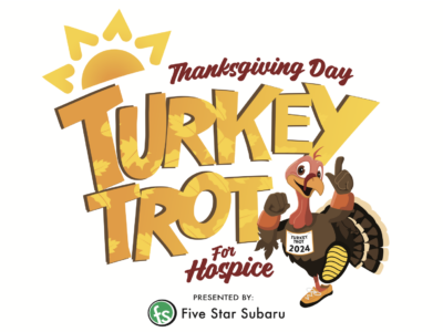 Turkey Trot graphic presented by Five Star Subaru